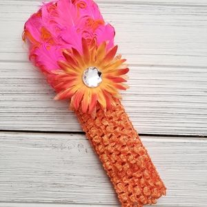 Posh Baby Feather Headband